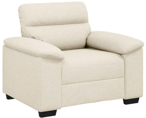 vidaXL Sessel 100x81x84 cm Leinen