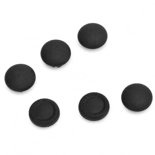 Vvikizy Tapas para Joystick, Empuñaduras de Joystick Intercambiables 6 en 1 con Combinaciones de Alturas Mixtas, para Controlador Edge (Negra)