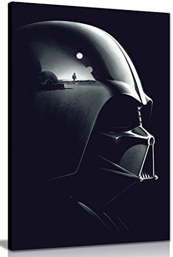Wandbild Darth Wader, Star Wars, Leinwanddruck, A0 91x61cm (36x24in)