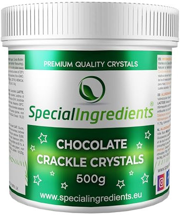 Special Ingredients Schokolade Crackle Crystals Knallbrause 500g Höchster Qualität, GVO-frei, Ideal für Kuchen, Bonbons und Eiscreme