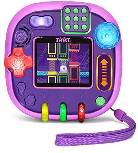 LeapFrog RockIt Twist Handheld Learning Game System, Purple, Great Gift For Kids, Toddlers, Toy for Boys and Girls, Ages 4, 5, 6, 7, 8