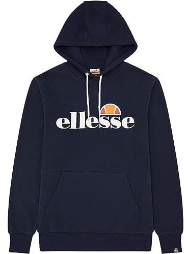 Ellesse Hombre Sudadera con Capucha Y Cremallera SL Gottero, Navy, S
