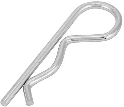 Splint, 10 x Splint Clips Eisen B-Type Splint-Clips Federklemmen Haarnadel Verzinkte Haltestifte (4 x 75 mm)