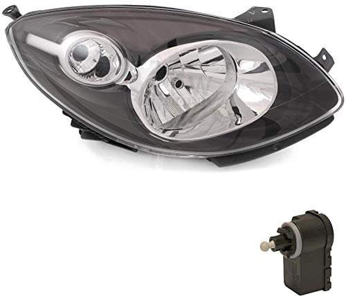 Scheinwerfer rechts für Twingo II CN0 Bj 07-12 schwarz H4 inkl.
