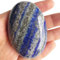 Lovionus89 Lapislazuli Sorgensteine,Natürliche Oval Palme Tasche Heilkristall Massage Spa Energiestein