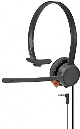 beyerdynamic HSP 321 Single-Ear Headset with Electret Condenser Mic, 3.5mm TRRS (HSP321d2)