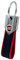 Quattroerre Schlüsselanhänger Fiat Carbon Rot Logo Colors Offiziell, mehrfarbig, One size