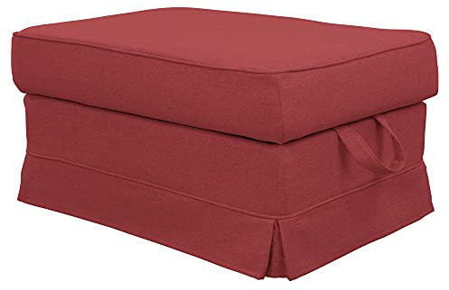 Dagra Perfekter Bezug für EKTORP Hocker (Red A08)