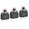 sourcing map Circuit Surcharge Protection 16A AC125/250V DC32V Bouton-poussoir Thérmique Coupe-circuit pour Air Compressor avec Imperméable Capuchons 3pcs