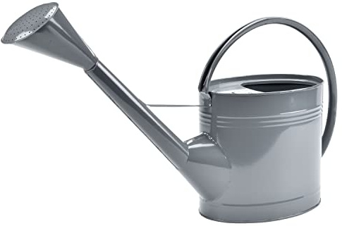 Burgon & Ball Waterfall Watering Can, 9 Litre Capacity, Slate Grey