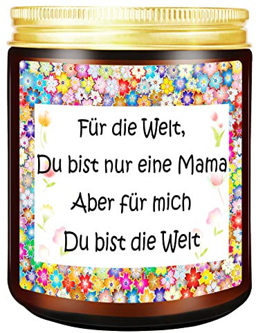 ORYCOOL Duftkerzen, Geschenke für Mama, Geburtstagsgeschenke für Mutter von Tochter Sohn, Lustige Geschenkidee zum Weihnachten zum Geburtstag zum Muttertag für Mutter