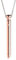 Charmed Rose Gold 7x Vibrating Y Necklace For Women, Sexy Rose Gold Bar Pendant With Chain Necklace, Rechargeable 2-in-1 Necklace Jewelry - Rose Gold Color With Rhinestones
