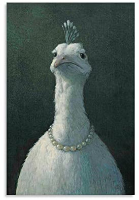 SHENGJIU Cooles Poster, Surrealismus, Michael Sowa, Kunstwerke, Leinwand, Poster, Wandkunstdrucke, moderne Dekoration, 40 x 60 cm
