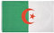 MUWO Flagge Nations Together 90 x 150 cm Nationalmanschaften, doppelseitige Gartenflagge, wetterfeste Fanflagge, Fußballflagge Polyester Länderfagge Deutschland mit Ösen (Algerien)