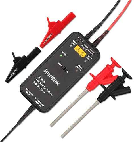 Hantek HT8050 / HT8100 Oscilloscope Probe High Voltage Differential Probe, 50MHZ-100MHZ Bandwidth