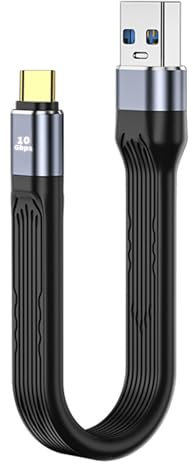 Cavo corto USB-C 100W,10Gbps USB3,1 PD,13cm,Cavo USB a USB C corto cavo di ricarica rapida per Power Bank,Macbook,Samgung Galaxy Note 20 S8/S9/S10/S21/S22/S23 Galaxy Z fold/Z Flip,Pixel 7