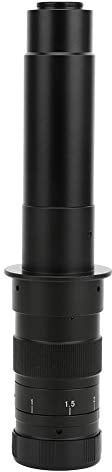 Topyond Obiettivo con Attacco C, Obiettivo a Montatura C, Zoom Regolabile 300X da 25 Mm Obiettivo con Attacco C 0,7X-4,5X Lente D'ingrandimento per Telecamere da Microscopio Industriale