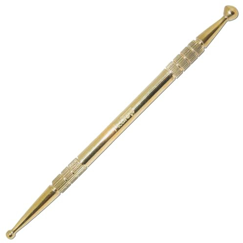 Akupressurstift aus Messing, Narbenstick 15 cm, ø 4/7 mm