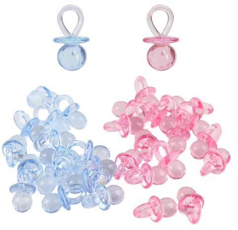 Set di 100 ciucci per neonati, accessori per neonati, decorazioni per feste di compleanno