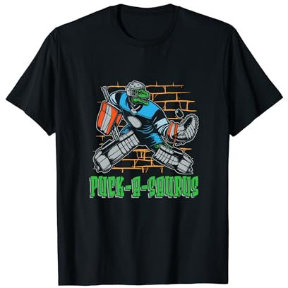 Maske T Rex Tormann Tor - Torhüter Eishockey Torwart T-Shirt