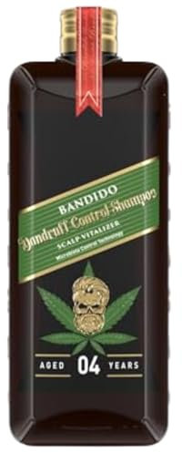 Bandido Anti Schuppen Shampoo Herren Ohne Sulfate | Seboregulierendes Mildes Shampoo für Empfindliche Kopfhaut | Anti Schuppen Shampoo mit Protein für Gesunde und Kräftige Haare | 350 ml