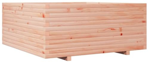 vidaXL Pflanzkübel, Blumenkasten für Garten Balkon Terrasse, Hochbeet für Gemüse Blumen Pflanzen, Blumenkübel Gemüsebeet Pflanzkasten, Massivholz Douglasie