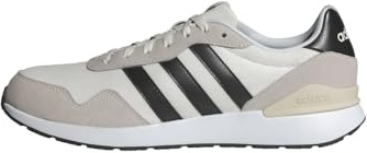 adidas Homme Run 60S 4.0 Shoes, Core White/Core Black/Off White, 46 EU