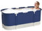 Sinbide Baignoire Pliable Adulte, Grand Antidérapant Baignoires Portable Mobile pour Douche, Pliante SPA Baignoire pour Petite Salle de Bain, Trempage Autoportante Baignoire, 115x60x55cm (Bleu)