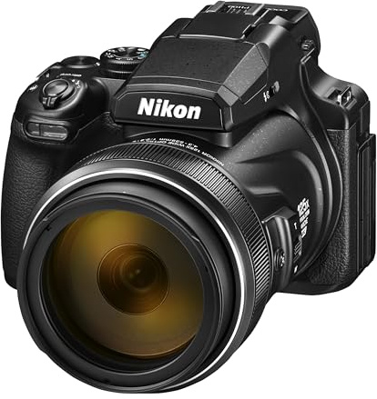 NIkon COOLPIX P1100 Superzoom Digital Camera | 125x Optical Zoom with Image Stabilization 16 MP 4K Ultra HD Video Wi-Fi Connectivity RAW Format (Black) (Renewed)