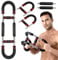 U-förmiger Twister-Armtrainer, Shaker Twister Armtrainer, verstellbarer Brust-Expander, Oberschenkel-Master-Trainer, Körperstärke, Fitnessgerät, formt den perfekten Körper für Männer (Rot und Schwarz)
