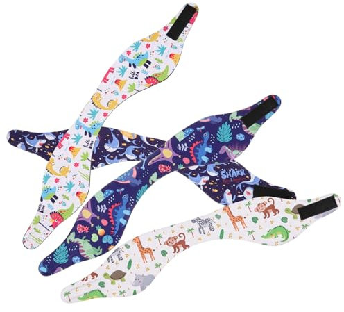 TOYANDONA 4pièces Bandeau Piscine Pour Femmes Cache-oreilles De Douche Bandeau De Natation Et Portable Pour Baignade