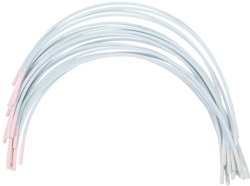 PHENOFICE Bügel für Damen, 10 Paar, Metall, für Büstenhalter und Lingerie | Flexibler Lackierter Stahldraht, Größe, zum Nähen, Passend für Cup C und E