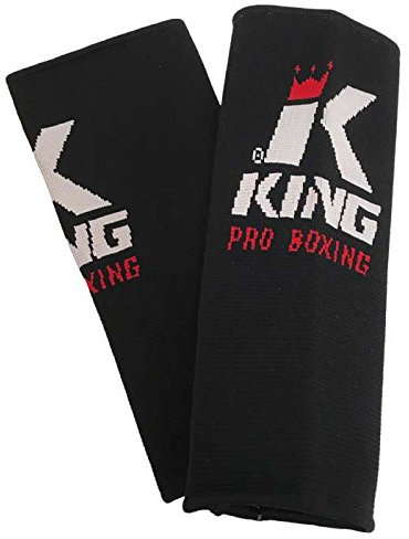 King PRO Boxing Fußbandagen, schwarz