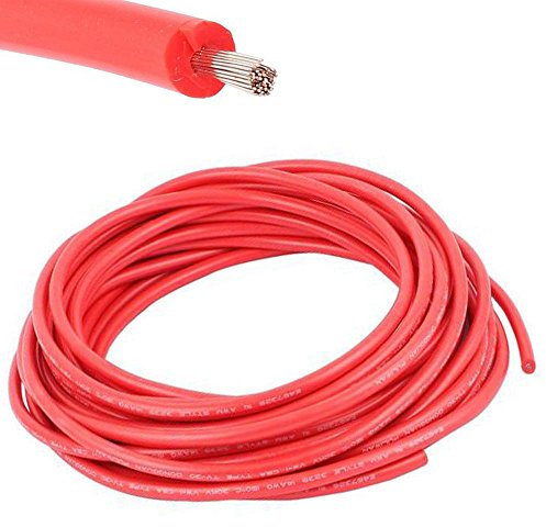 10 Piedi - Cavo di Rame in Silicone Morbido Ad Alta Temperatura e Tensione - 22AWG 40KV