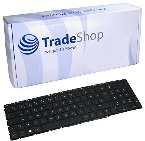 Trade-Shop Original Laptop-Tastatur Notebook Keyboard Ersatz Deutsch QWERTZ für HP 255 G4, 256 G4, 250 G5, 255 G5, HP Pavilion 15-AC, 15-AF, 15-AY.TNP-C126