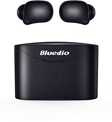 Bluetooth Earphones, Bluedio T Elf 2 Wireless Earphones True Wireless Earbuds 5.0 Bluetooth Headphones in-Ear Stereo Sports Headsets with Touch Control, Easy-pair,Total 35 Hours