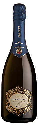 VALDOBBIADENE Prosecco Superiore DOCG Extra Dry - Santi - Vino bianco spumante 2019 - Bottiglia 750 ml