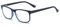MMOWW Gafas de lectura anti-luz azul gafas de ordenador antifatiga de marco completo rectangulares neutrales y de moda, con bisagras de resorte (azul,+2.5)