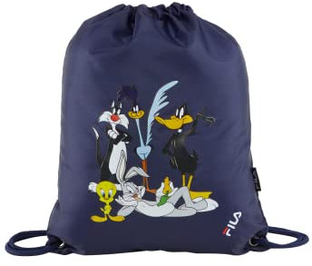 TETE WARNER BROSS Small Sport drawstring backpack-Medieval Blue-Onesize