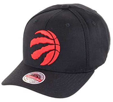 Mitchell & Ness NBA Toronto Raptors Team Ground Stretch Snapback Cap schwarz/rot, OS