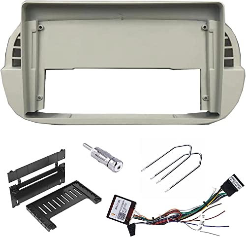 Sound Way Kit Montaggio Adattatore Autoradio, Mascherina 9 Pollici Compatibile con Fiat 500 (2007-2015) - Bianco, 9 Pollici