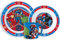 Microwave Safe 3pcs Cartoon Character Dinner Tableware Set Plate, Bowl & Mug, BPA Free re-usable Plastic (Avengers)