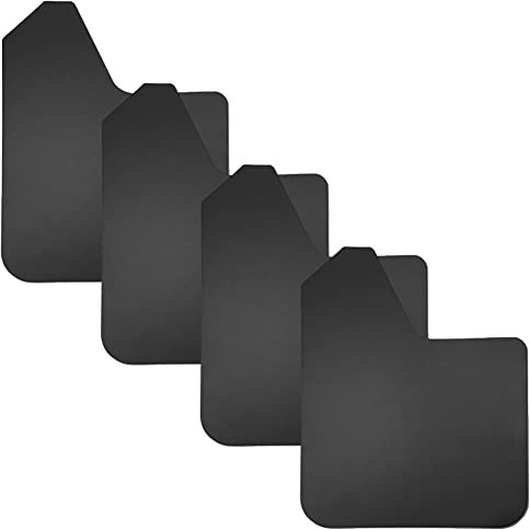 LSGGTIM Parafango Universale per Auto, 4 Pezzi, Con Viti, Paraspruzzi per Fuoristrada, Camion, Accessori per Lo Styling, 39,5 cm x 32,3 cm x 3,5 cm