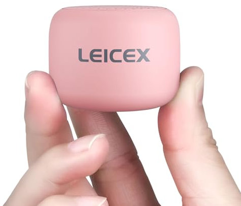 LEICEX Cassa Bluetooth Portatile, Altoparlante Doccia Con Microfono Incorporato, Qualità Del Suono HD Chiamata Vivavoce, Wireless Mini Speaker Con Tf Slot, Per Casa, Esterno
