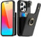 AICase Étui Portefeuille en Cuir Compatible avec iphone 15 Pro Max avec Porte-Cartes de crédit et 8 emplacements pour Cartes de crédit, Noir