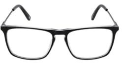 FILA Brille mit Sehstärke für Herren optional mit Sonnenbrillentönung oder Blaulichtfilter, Quadratisch, gefertigt aus Edelstahl (inklusive Brillenetui)