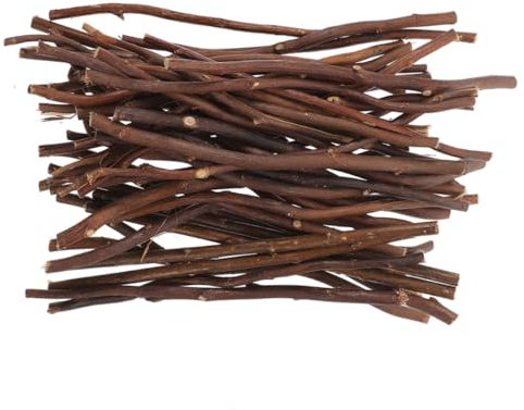 Abaodam 50pcs Log Tree Branch Decoration Twigs Sticks for DIY Crafts Natural Wood Sticks for Photo Props Crafting Material for Home Wall Decor