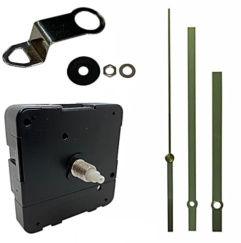 OK888 Quarz-Uhrwerk, geräuschlos, für rückwärts gerichtete Zifferblätter, batteriebetriebener Ersatz (130 mm goldene Zeiger)