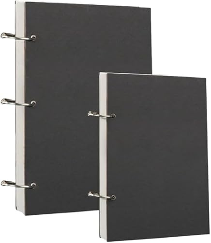 GYWHOOFT 2 Pcs Zeichnung Notebook, Sketchbook A4+A5, Zeichnung Notebook Skizzenblöcke, Ringe binden, Kafka-Cover, 35 Seiten Kinder Erwachsene Profis, 160 g/m2 Fotoalbum Zeichnung