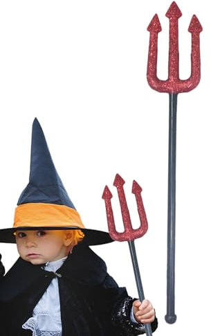 scyca Fourchette de lancement du diable, accessoire du diable d'Halloween | Accessoires de fourche à pas de diable d’Halloween,Accessoires de costume de diable, accessoire de photographie d'Halloween,